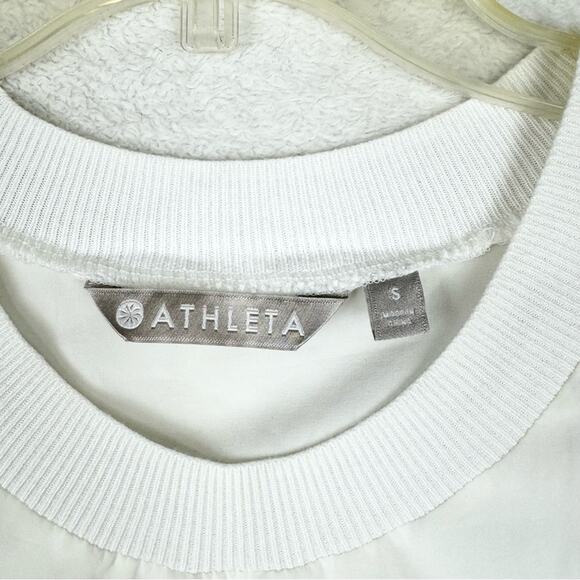 Athleta Zephyr Shell Set-of-Two Tanks White/Grey Size S Athleisure Travel Sporty - Picture 10 of 13